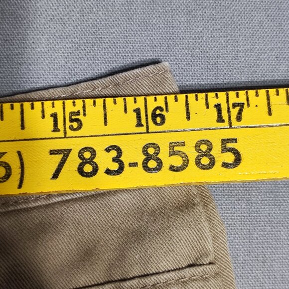 Vintage Levi's 634 white tab jeans men's size 33X32 cream colour, straight relax - Picture 10 of 12